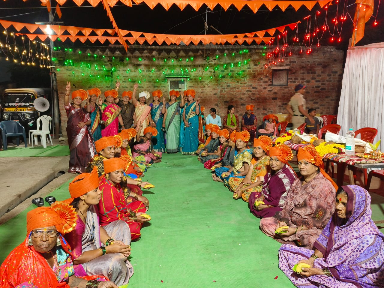श्री शिवशंकर राम विश्व युवा गणेश मंडळ येथे मान्यवरांचा सत्कार, महाप्रसाद आणि महिलांचा हळदी कुंकूचा कार्यक्रम संपन्न