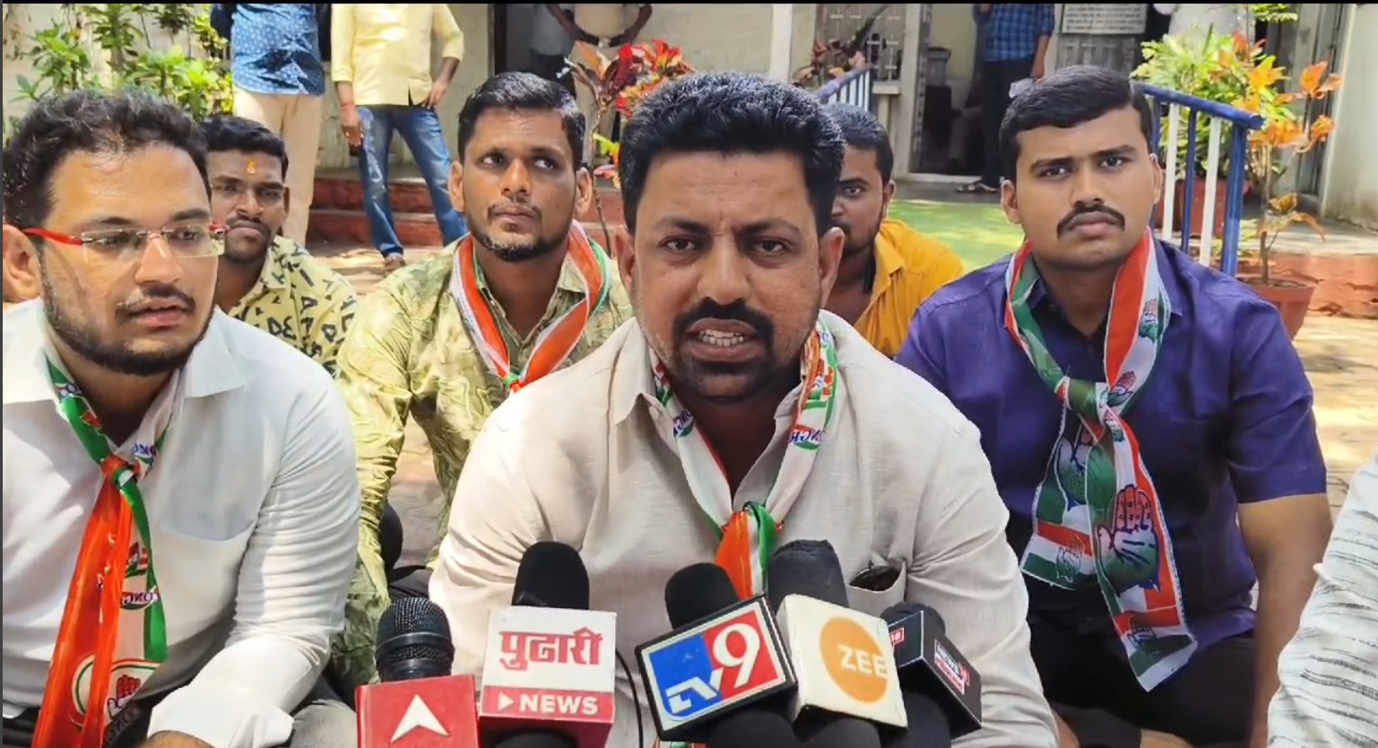 राहुल गांधी यांच्या विरोधात वक्तव्य केल्याप्रकरणी सोलापुरात युवक काँग्रेस आक्रमक..