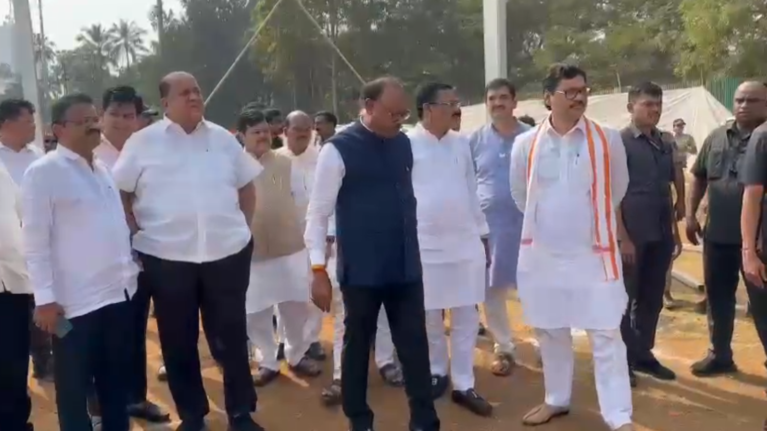  भाजपचे प्रदेशाध्यक्ष चंद्रशेखर बावनकुळे यांनी शपथविधीच्या तयारीचा घेतला आढावा……